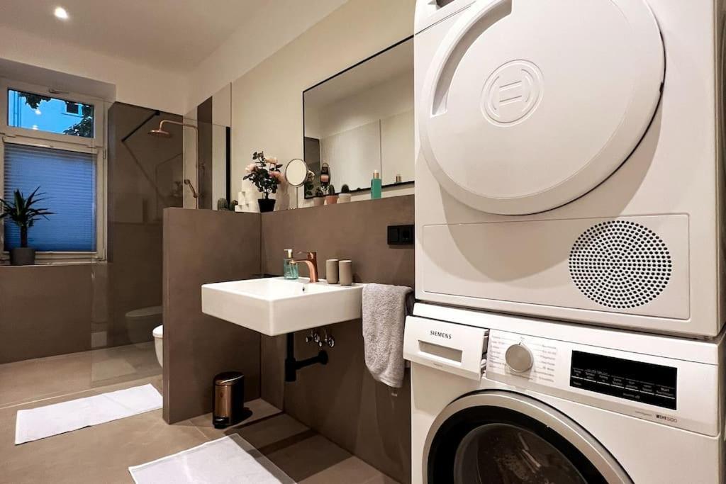 Soul-Apartment Terrasse Privat-Parkplatz Boxspringbett 55Zoll Tv Wlan Leipzig Luaran gambar