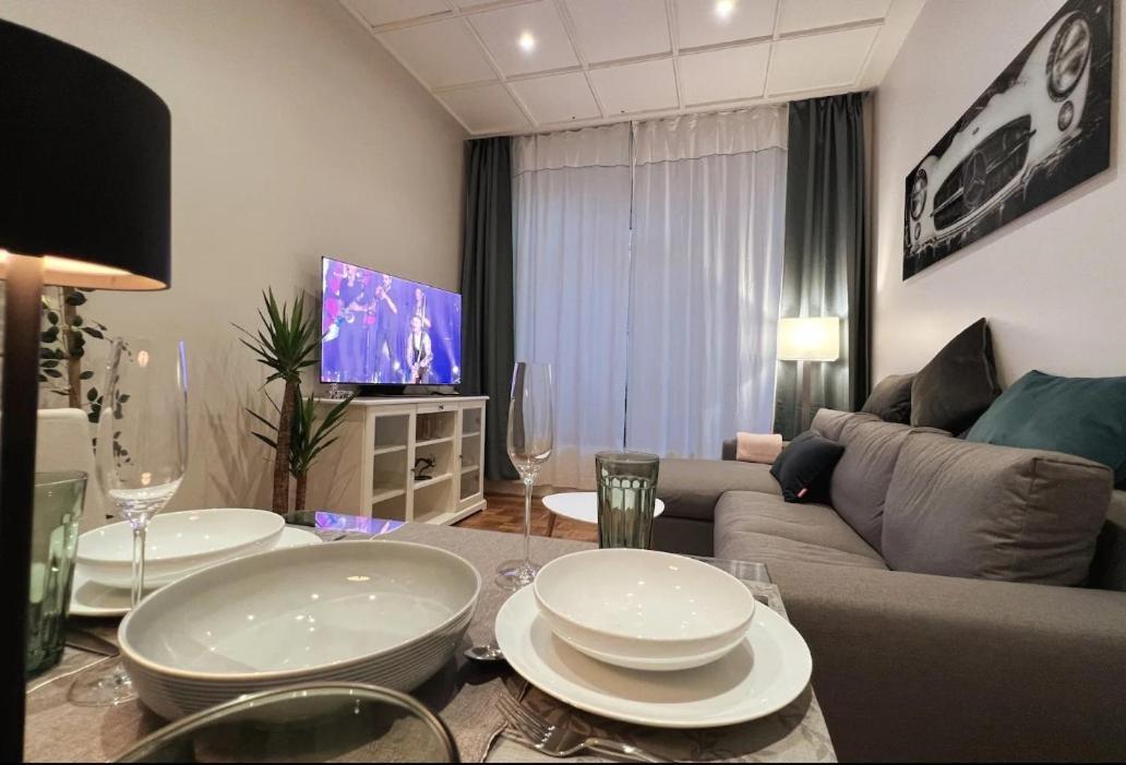 Soul-Apartment Terrasse Privat-Parkplatz Boxspringbett 55Zoll Tv Wlan Leipzig Luaran gambar